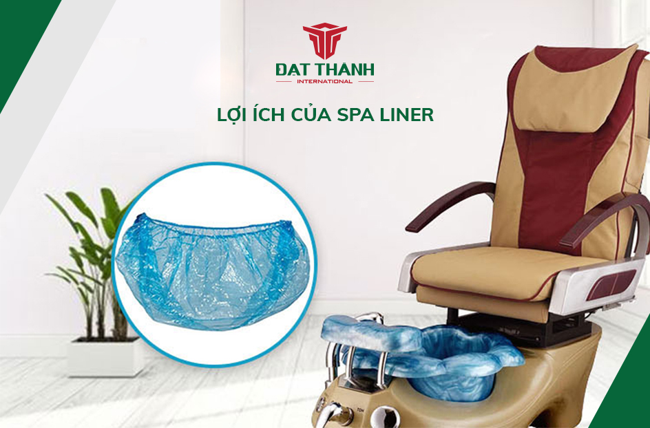 Spa Liner là sản phẩm túi lót bồn nail được lót dưới bề mặt bồn ngâm chân 