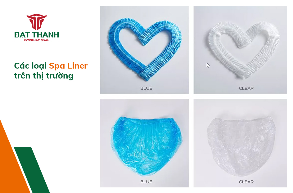 Spa Liner giá tốt của Đạt Thành được xếp thành hình trái tim và bung ra khi sử dụng